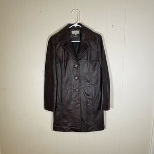 Pelle Studio Deep Brown‎ Leather Jacket size medium